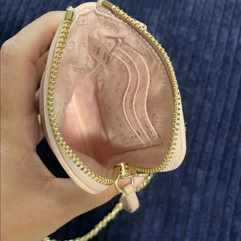 Tory Burch Blush Quilted Phone Crossbody